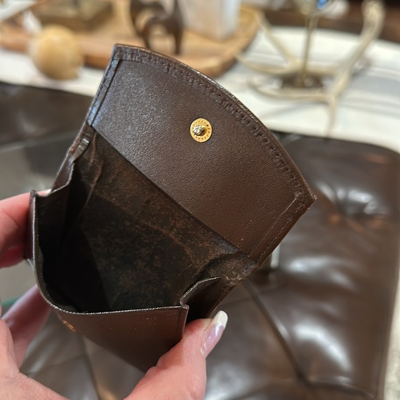 Authentic Vintage Burberry Coin Case Nova Check Shadow Horse Purse, VGUC - Picture 10 of 16